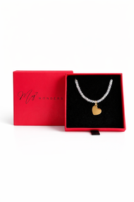 Naszyjnik z serduszkiem biały Wonders By Ola