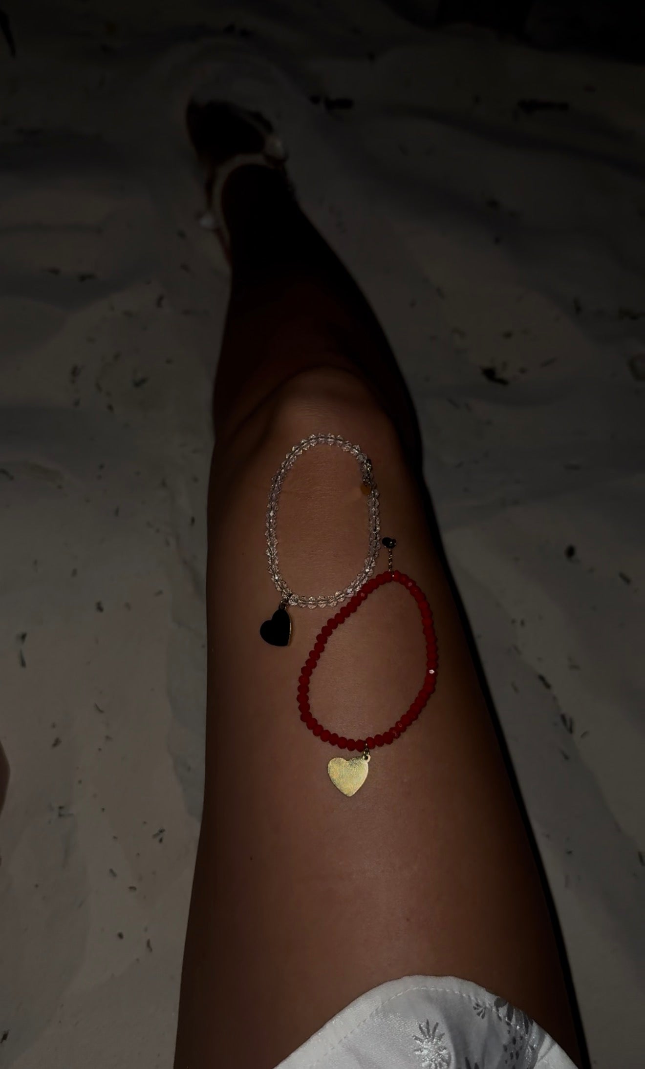 Bransoletka czerwona z sercem Wonders By Ola