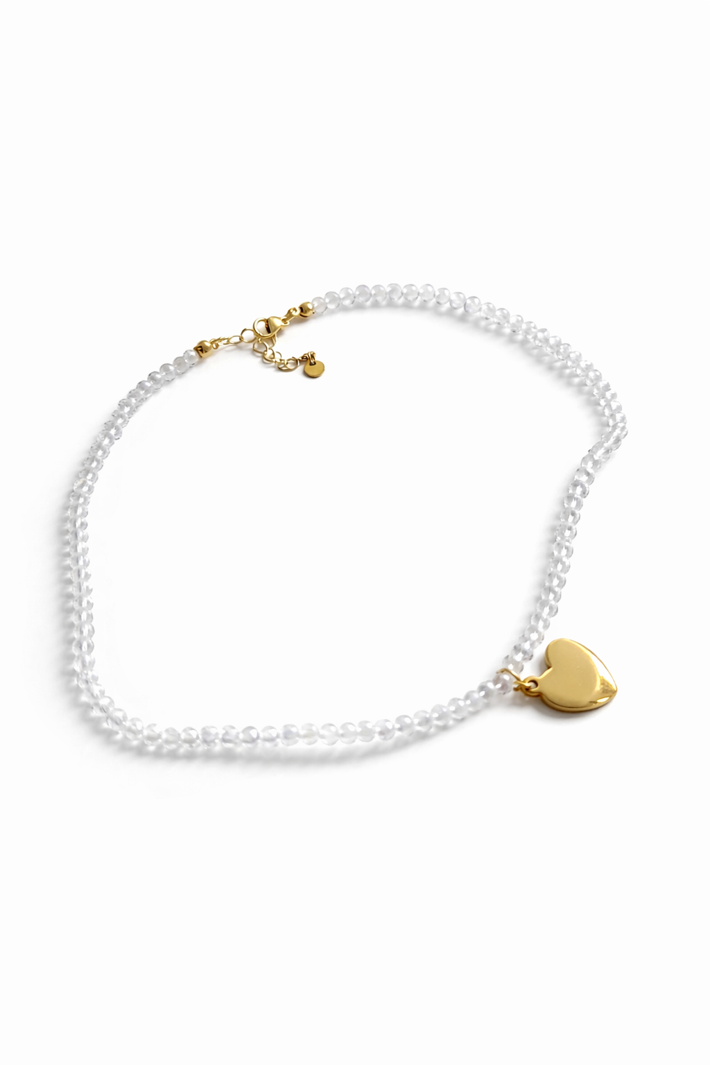 Naszyjnik z serduszkiem biały Wonders By Ola