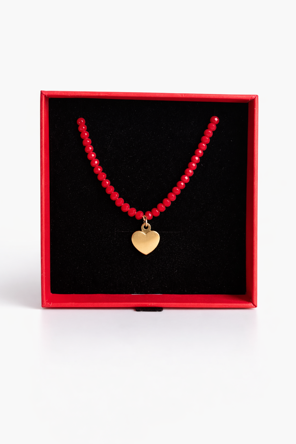 Naszyjnik z serduszkiem czerwony Wonders by Ola