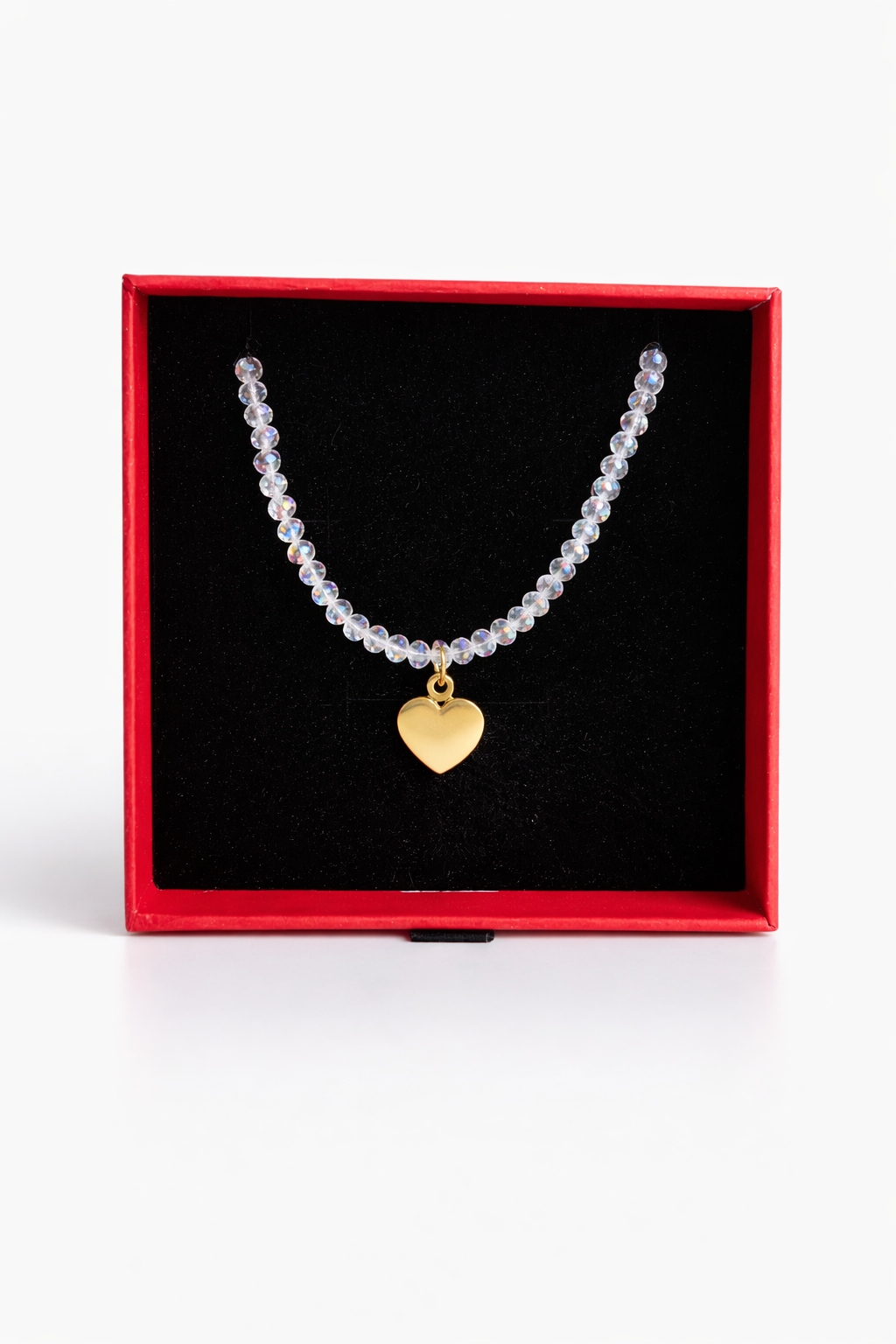 Naszyjnik z serduszkiem biały Wonders By Ola